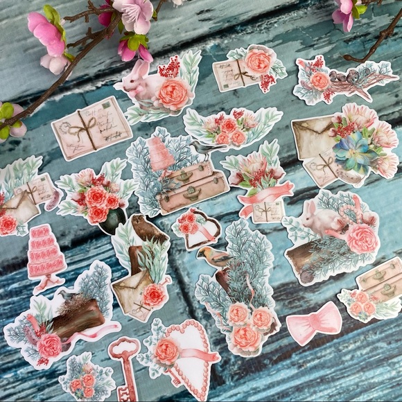 Spring Bridal, Invitations, Wedding Cake & more, 21 Stickers - Picture 5 of 16